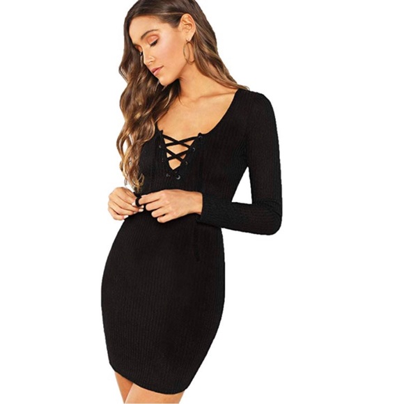 Heart & Hips Dresses & Skirts - Heart & Hips Bodycon Black Dress